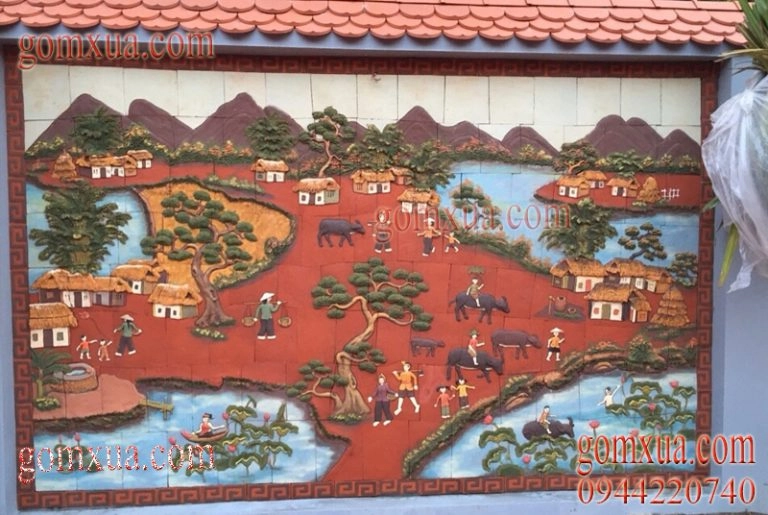Bán tranh gốm đẹp nhất giá rẻ tại Nam Định